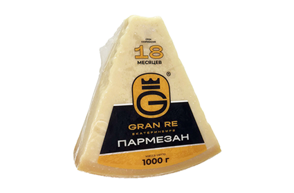 Пармезан 18 мес. 40% Gran Re, сектор 1кг, охл., Россия Пармезан 18 мес. 40% Gran Re, сектор 1кг, охл., Россия