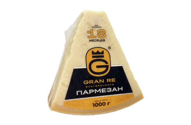 Пармезан 18 мес  40% Gran Re, сектор 1кг, охл., Россия