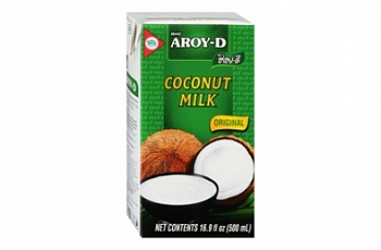 Изображение товара Молоко кокосовое 70% Aroy- D 500 мл, Индонезия