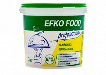 Майонез 67% Efko Food Professional 3л