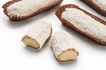 Изображение товара Эклер Кокосовый 2,1кг (70г х 5шт х 6 уп) зам., Россия