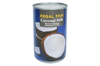 Изображение товара Молоко кокосовое 82% Regal Thai 400 мл, Таиланд
